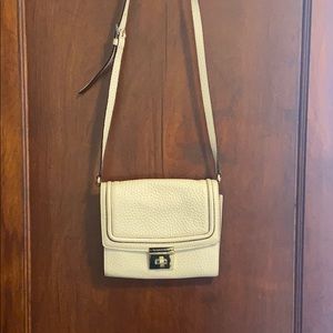 Cream Kate Spade purse